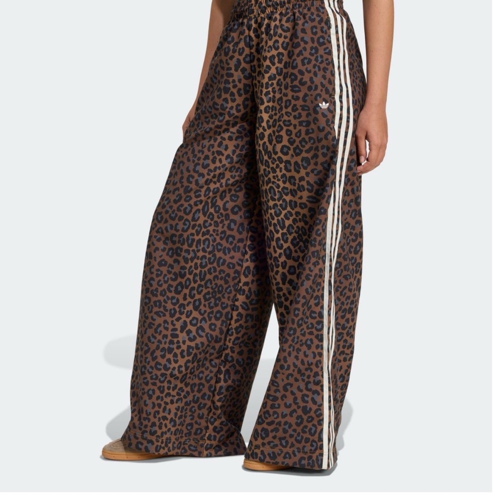 adidas Originals womens Firebird Loose Leopard Track Pants